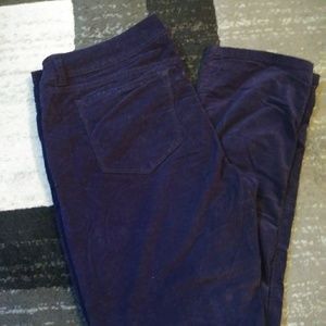 A.N.A. purple corduroy skinny jeans size 33 16